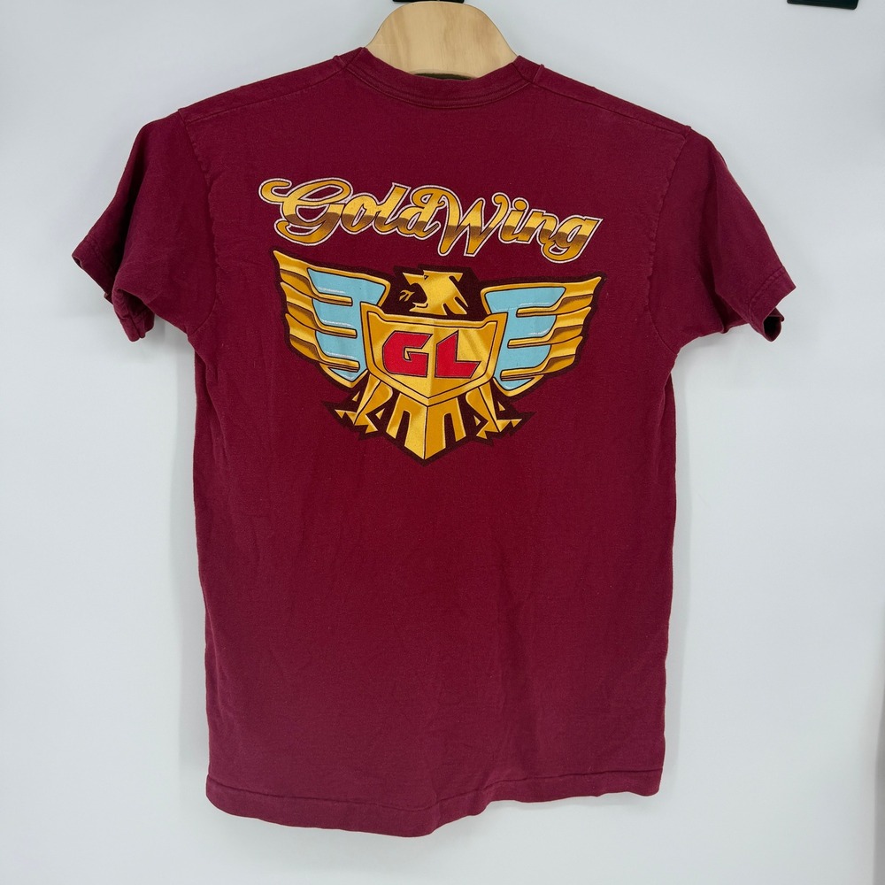Vintage 1996 Daytona Bike Week Honda GoldWing GL T-Shirt XL Maroon USA Made